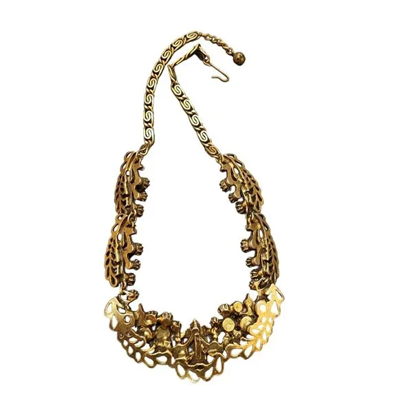 Vintage Signed Florenza Necklace (A4529)